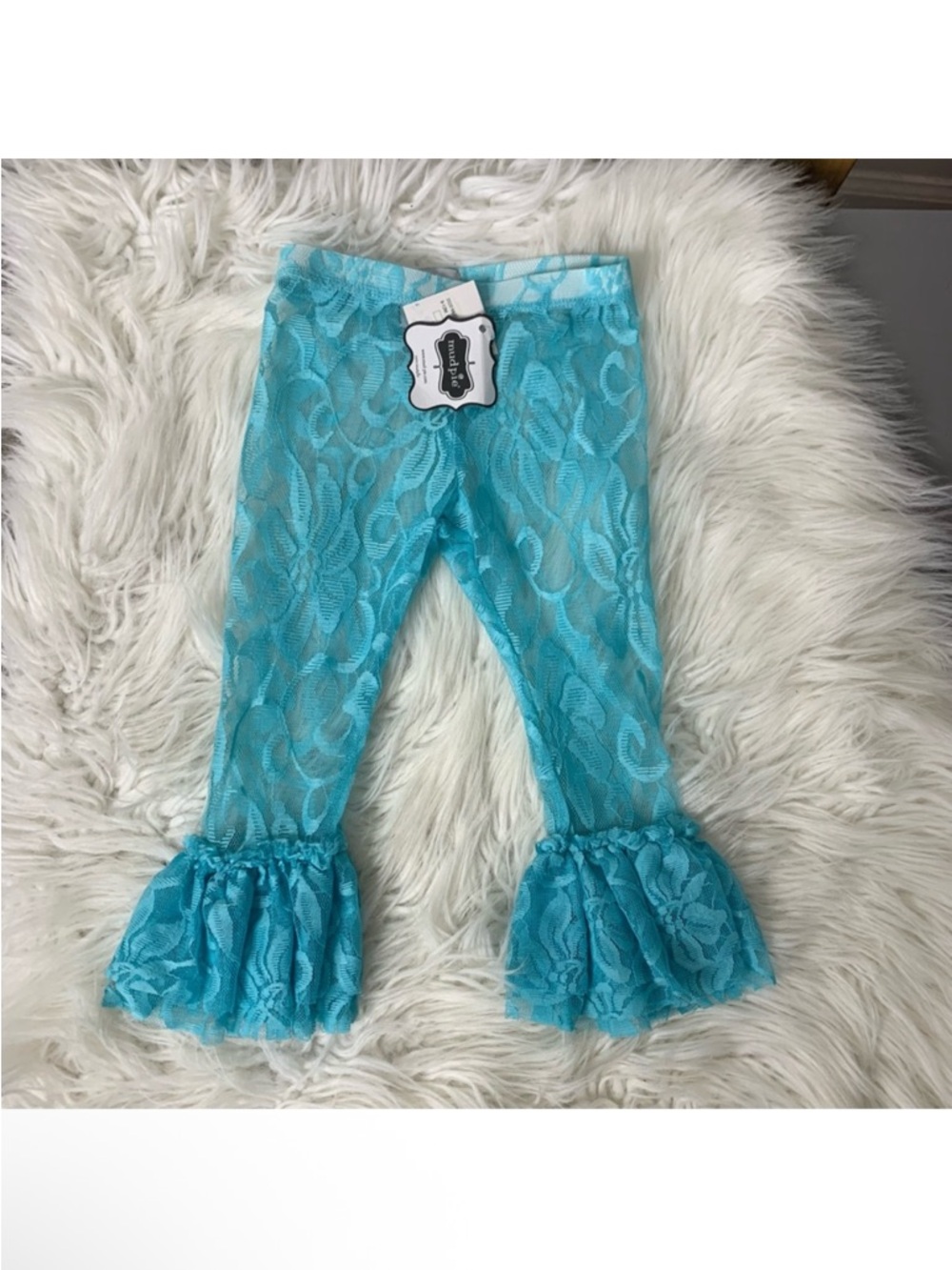 Baby girl Ruffle Leggings - NWT mudpie